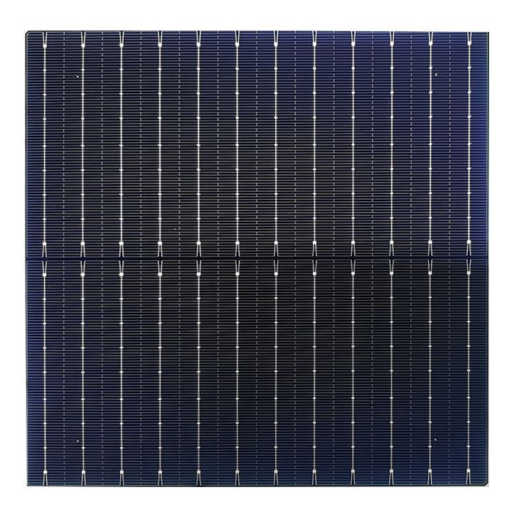 210mm P type Mono PERC solar cell Front