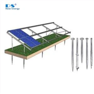 Zemes montāžas sistēma ar skrūvju kaudzi